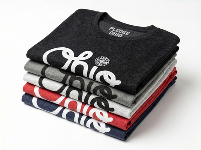 Script Ohio Firefighter Tee | Ohio Occupation Apparel