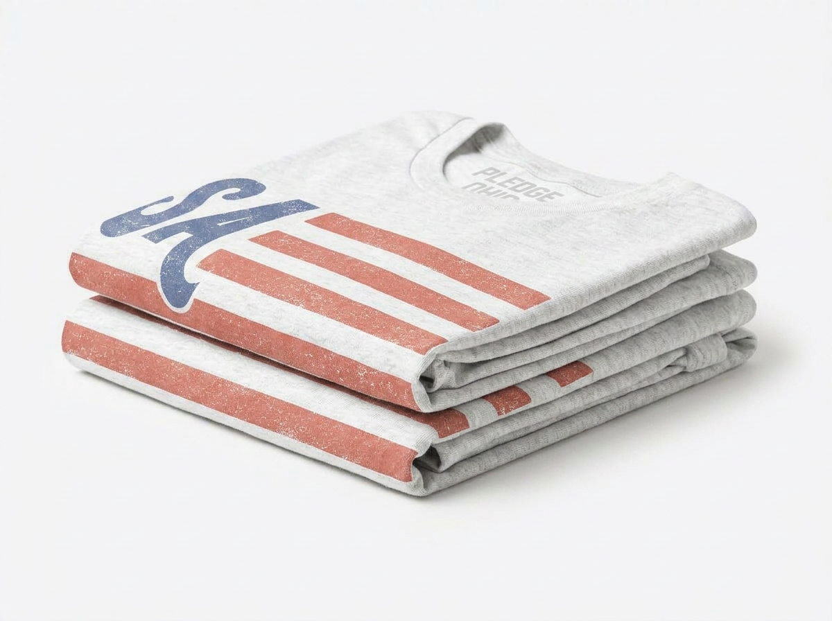 USA Flag Stripe Tee / Unisex