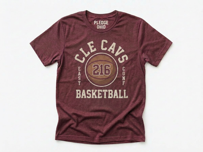CLE Cavs Basketball Tee / Unisex