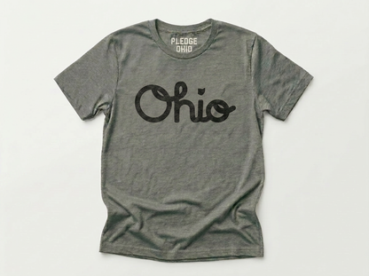 Script Ohio Gray|Black Tee / Unisex