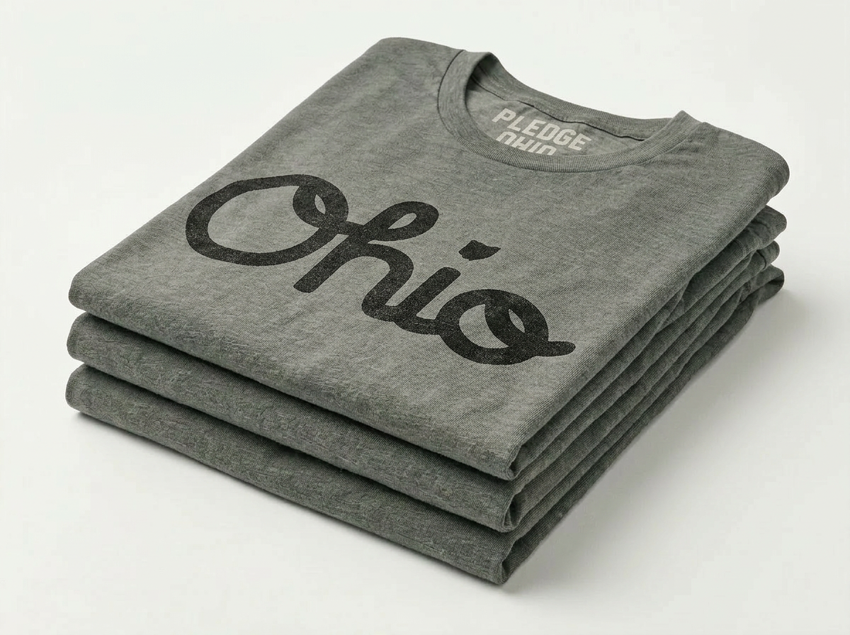 Script Ohio Gray|Black Tee / Unisex