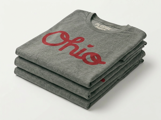 Script Ohio Gray|Red Tee / Unisex