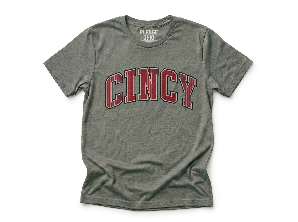 Cincy Pinstripes Tee / Unisex