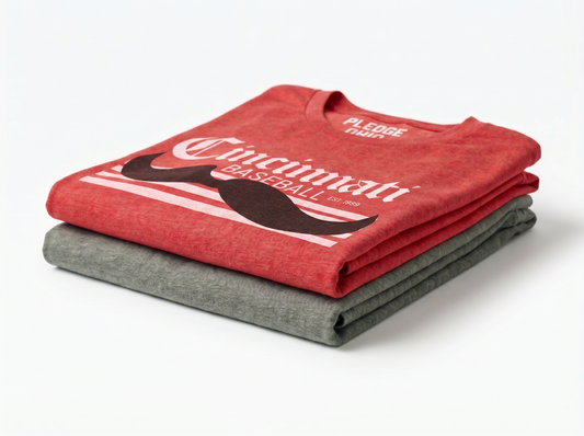Cincinnati Mustache Tee / Unisex