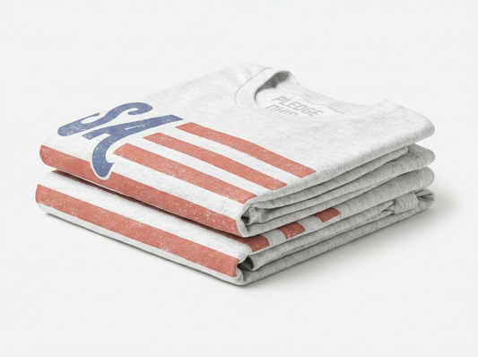 USA Flag Stripe Tee / Unisex