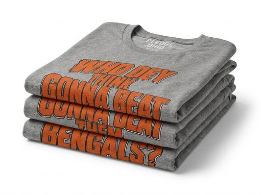 Who Dey Think Bengal tee, Cincinnati football apparel